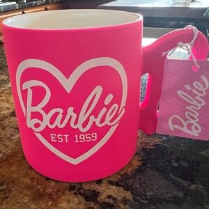 Barbie Hot Pink Heart Mug